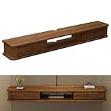 Fabriqué en bois massif de 2 cm d'épaisseur et fini avec de la peinture à base d'eau respectueuse de l'environnement, ce meuble TV en bois allie durabilité et style. Sa structure robuste assure la stabilité, tandis que la surface imperméable facilite le nettoyage. Idéal pour décorer votre salon ou votre espace de divertissement, il complète différents styles de décoration. Améliorez votre intérieur avec cette pièce fonctionnelle et élégante