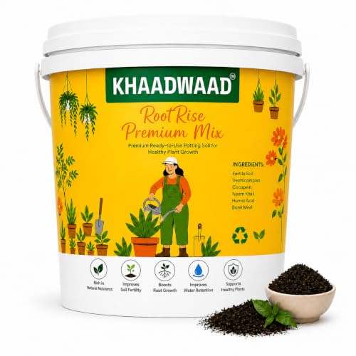 Image of Root Premium Organic Potting Soil Mix for Plants | Ready to Use Growing Medium for Home Garden, Terrace Garden, Pots & Vegetable Plants | 5 KG