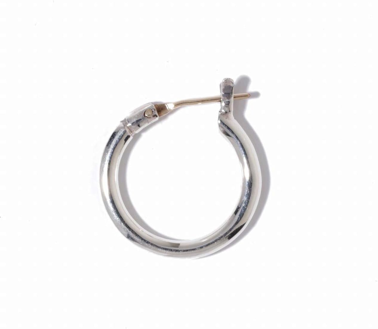 Amazon.co.jp: VIVIFY Piercing Silver K18gold Post Hoop Pierce 0.1