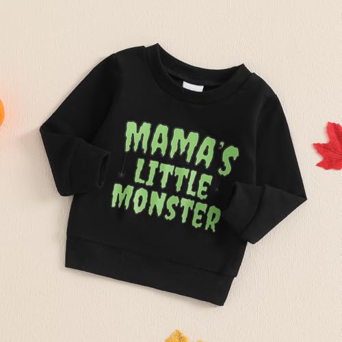 BemeyourBBs Toddler Baby Boy Girl Halloween Outfit Crewneck Sweatshirt Long Sleeve Shirt Pullover Top Fall Winter Clothes2