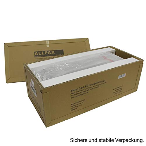 Allpax Händetrockner CITOJET HT 100, Edelstahl - Trocknungszeit nur ca. 5-7 Sekunden - mit Sicherheitsabschaltung - inklusive Abtropfschale - Longlife Motor