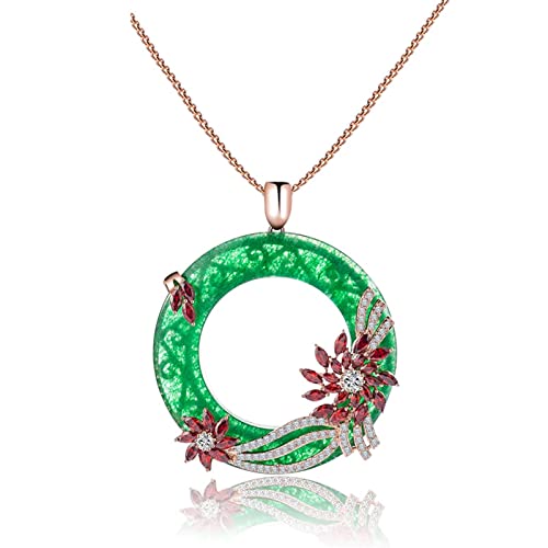Pendentif maman en cuivre et oxyde de zirconium marquise pour elle