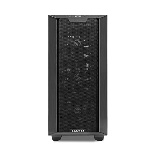 Image of Lian Li Aluminium Lancool Iii Mid-Tower Computer Casei Gaming I Pc Cabinet -Black| Support - Eatx /ATX /Micro-ATX /Mini-Itx| Pre-Installed 3X140Mm Pwm Front Fans and 1X140Mm Pwm Rear Fan-G99.Lan3X.in