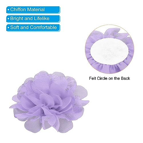 PATIKIL 2.8" Chiffon Flowers - Image 4