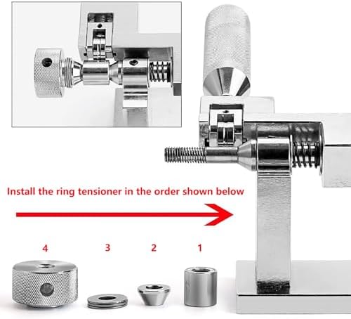 Professional Ring Sizer Kit - 6 Adjustable Sizes for Accurate Jewelry Sizing and Adjustment, Perfect for DIY and Professional Use, Reliable Sizing Solution