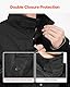 VEVOR Unisex Flammhemmende Schweißerjacke für Männer und Frauen, Schwarz, Large
