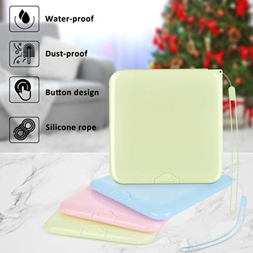 Hemoton 3 Caixas de Armazenamento Com Tampa Ã  Prova de Poeira E Recipientes de Encaixe Plano Com Co