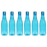 PEARLPET Azzure BPA-free Plastic Water Bottle Set of 6 Pcs , Each 1000ml, Blue