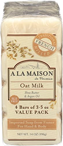 A la Maison Oat Milk 4 Pack Soap 3.5 OZ