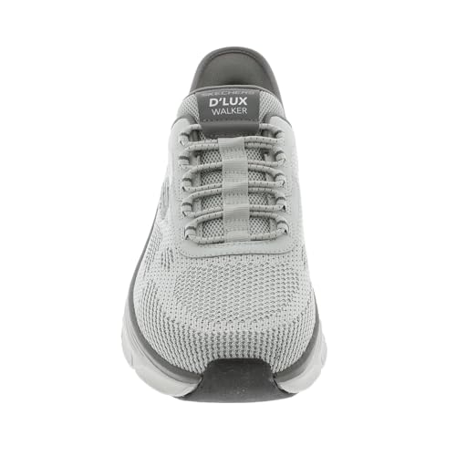 Skechers Sport Slip-Ins RF: D'Lux Walker 2.0 Men's Sneaker, 9 2E US, Grey-Charcoal