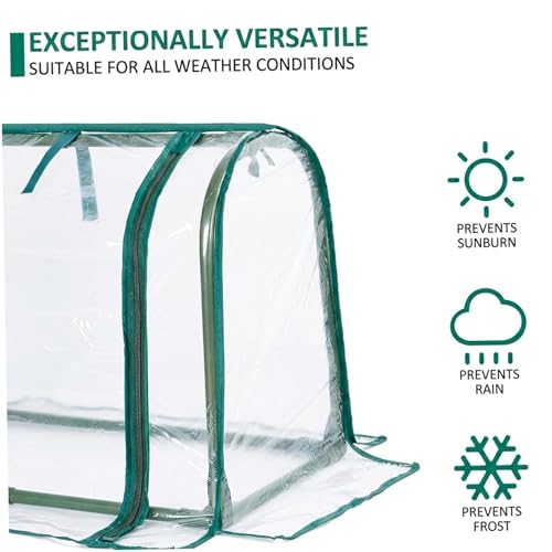 Germination et semis réussis avec la petite serre de table transparente zippée - 5