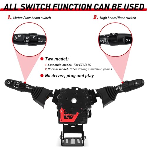 Buy Obokidly DIY Racing Simulator Steering Wheel Turn Signal Wiper