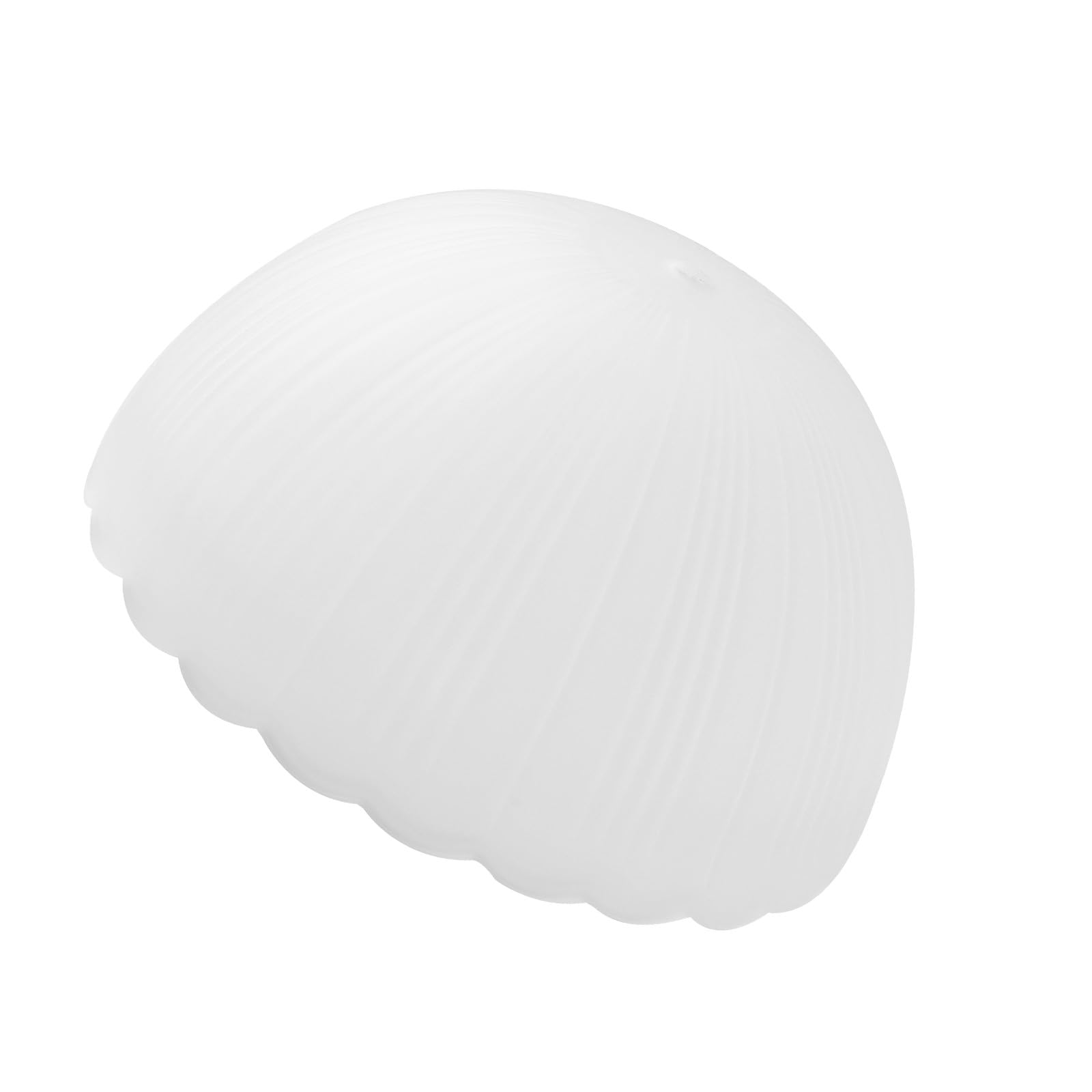 COHEALI Paralume in Vetro Bianco Opaco per Lampadario Soffitto, Copertura Lampada Rotonda Elegante e Riutilizzabile, Design Semplice e Confortevole per Casa
