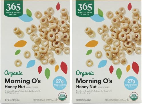 365 by Whole Foods Market, Organic Honey And Nut Morning Os Cereal, 12.2 Ounce (Pack of 2) image 3