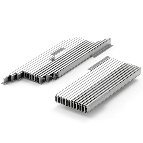 Ram Industrie Guide à Bille en Acier pour Console Extensible 9006400 400 mm Galvanisé Brillant
