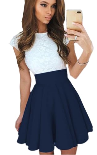 Stilvoll und vielseitig: ECOWISH Sommerkleid in Navy Blau