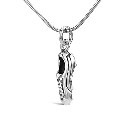 Preisvergleich Produktbild SILVEGO Silberanhänger Fußballschuh 925 Sterling Silber rhodiniert