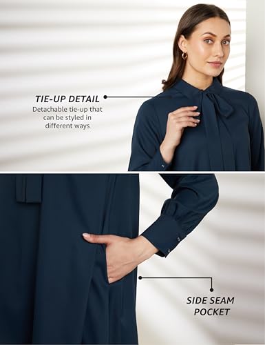 Image of Symbol Premium Women A Line Flared Dress (Knee Length | Desk-to-Dinner) (Available in Plus Sizes)