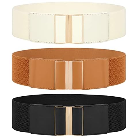 WERFORU Women's Stretchy Wide Belts Set Cover
