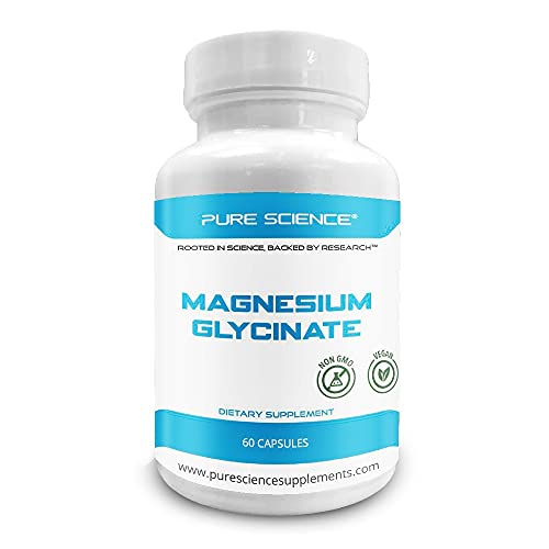 Pure Science Magnesium Glycinate 350 mg 60 Vegetarian Capsules in Pakistan