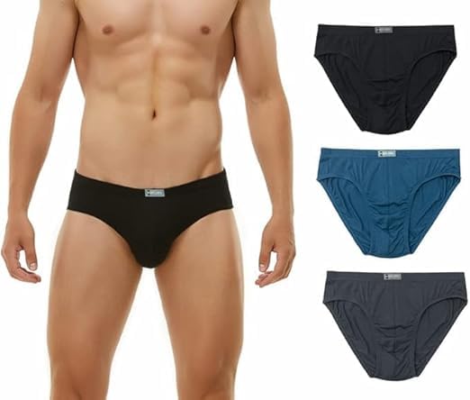 Men Cotton Underwear Brief Pack of 3 - Anti Microbial for Daily use Underpants - Combo Pack - 3 Pieces-picture-15