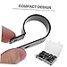 Balacoo 200pcs Nylon Cable Clamps Wire Holders for Cords Easy to Install and Fasteners for Home Office and Industrial Use