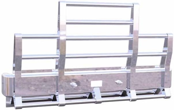 Replacement For PETERBILT 379 YEAR 2007 BISON 4 POST HD ALUMINUM GRILLE GUARD by Technical Precision