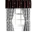 Harley Davidson Rod Pocket 84X63 FLAME RIDER FIREBALL Drapery Curtains w/Tie Backs