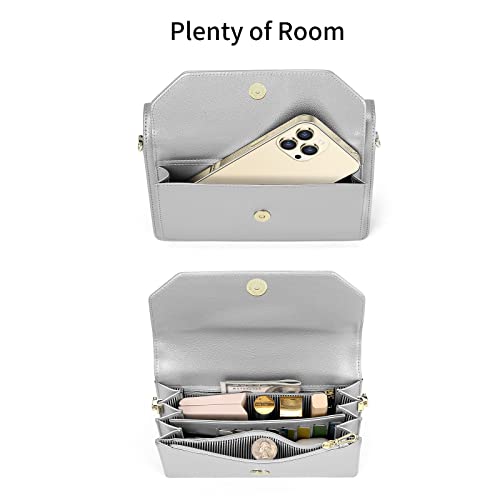 nuoku Purse Small Clutch for Women, Evening Wristlet Handbag, Cute Wallet PU Leather Crossbody4