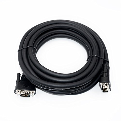 Dtech 15 Feet Svga Vga Computer Monitor Cable Male To Male Cord 1080P High Resolution (5 Meter, Black) #TOP5
