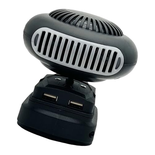 �R���p�N�g�ȃq�[�^�[�t�@��USB�|�[�g��������o�b�e���[�쓮�̉��M����ї�p�t�@���@�\�y��