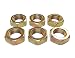 QSC 3/4-16 LHJN, 3/4-16 Steel Left Hand Jam Nut, Gold Zinc Plated