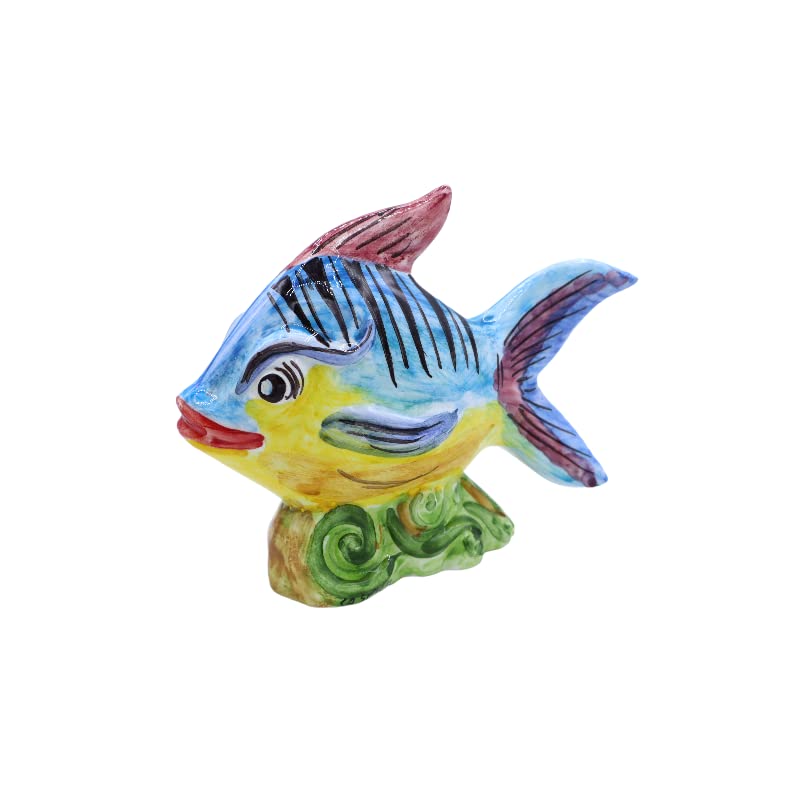 Poisson tropical céramique sicilienne pour rompre la monotonie d'un salon