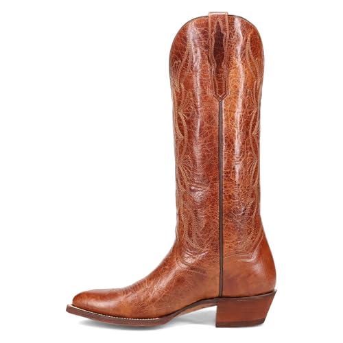 Dan Post Boots Womens Sunrise Canyon Pointed Toe Casual Boots Knee High Low Heel 1-2" - Brown3