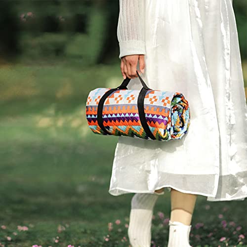 Keebgyy Beach Blanket, Outdoor Picnic Blanket, Foldable Waterproof Sand Mat, Extra Large Picnic Blanket, for Beach Camping Hiking Travel Outdoor Family Concerts(200x150cm-Beautiful Harvest)