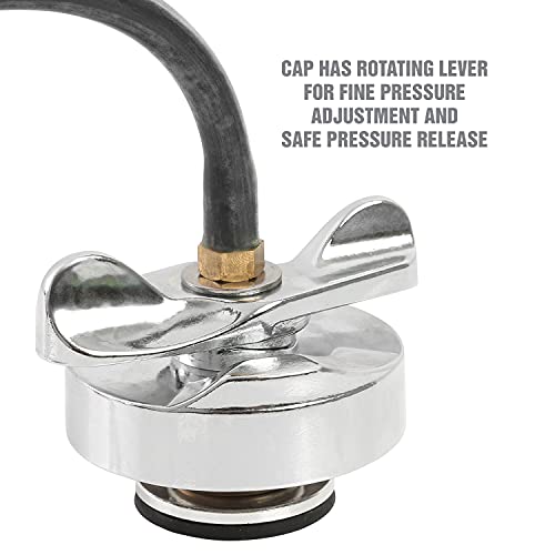 Oemtools 27065 Radiator And Cap Test Kit, Pressure Tester For Coolant System, Tests Pressure Caps And Coolant Systems For Leaks, Works With Many Coolant Systems #TOP6