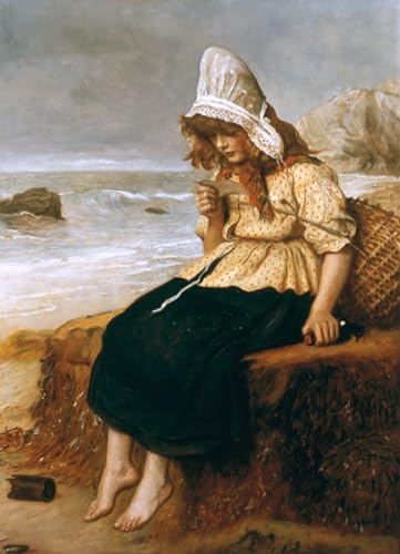 Toile affiche de peinture John Everett Millais 60x90cm abstrait