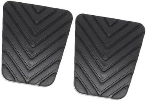 Pizgear Pedal Pad, for Hyundai, for Getz, for Prime, for Click TB 2002 2003 2004 2005 2006 2007 2008 2009 2010 Car Brake Clutch Foot Pedal Rubber Pad Cover Clutch Pedal(Black 2piece)(Black 2piece)