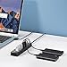 ONFINIO USB Hub 3.0, 7-Port USB Hub Splitter with Individual On/Off Switches and Lights, 3.2ft/1m Long Cable Compatible with MacBook, Laptop, Surface Pro, PS4, PC, Flash Drive, Mobile HDD