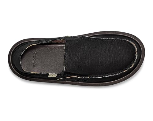 Image of Sanuk Mens Donny Hemp Loafers | Mens Shoes | Slip On Shoes for Men | Men's Slip-on Loafers | Memory Foam Footbed