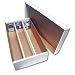 (1) SUPER Shoe 3 Row Storage Box (3000 Ct.) - Corrugated Cardboard Storage Box - Baseball,Football, Basketball, Hockey, Nascar, Sportscards, Gaming & Trading Cards Collecting Supplies by MAX PRO