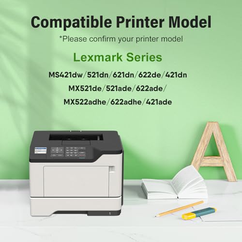 Toner 56F2X00 Lexmark MS621dn sans traces pour stopper les pannes d'impression
