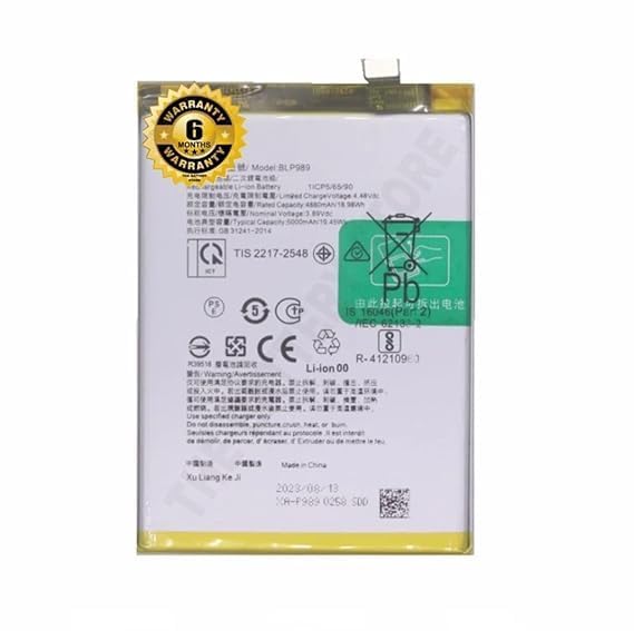 Image of Original BLP989 Battery for OnePlus Nord CE 3 Lite 5G Battery with 6 Month Warranty** (Sep77)
