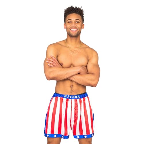 Balboa Apollo Movie Boxing American Flag Shorts for Men's & Women's