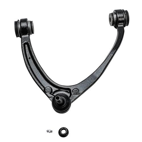Image of Detroit Axle - Front Left Upper Control Arm for 2007-2016 Chevrolet Silverado 1500 GMC Sierra 1500, Yukon XL 1500 Tahoe Cadillac Escalade EXT ESV Upper Control Arm w /Ball Joint Assembly Replacement