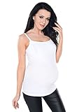 Purpless Maternity Pregnancy Nursing Cami Drop Down Clips Bust Support Camisole Vest Top Pregnant Breastfeeding Women 8028 (12, White)