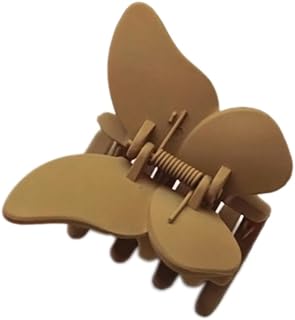 6 pinzas para el pelo para mujer, pinzas para el pelo con mariposa, pinzas para el pelo grueso y fino, pinzas para el pelo para mujeres, fiestas, bodas, decoración, color marrón oscuro