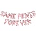Same P Forever Rose Gold Balloons | Rose Gold Bachelorette Party Decorations | Hen Party Decor, 16inch