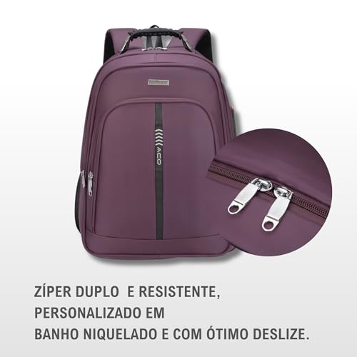 GMTA Mochila Bolsa Masculina Feminina Notebook Executiva Anti Furto Resistente à Água Escolar Faculd