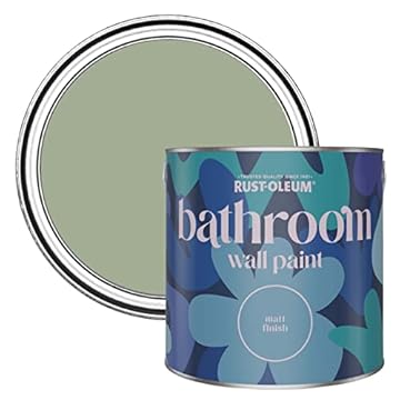 Rust-Oleum Green Water-Resistant Bathroom Wall & Ceiling Paint - Bramwell 2.5L